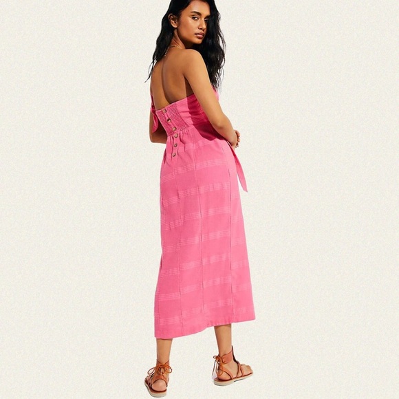 Free People At Leisure Midi Dress - Picture 3 of 10